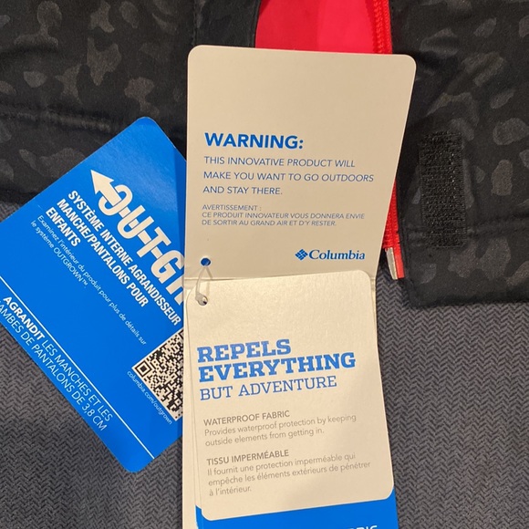 Columbia Girls Razzmadazzle Winter Snow Jacket Black - Picture 3 of 7